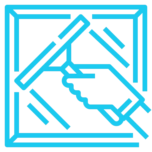 Care of glass surfaces and interior elements